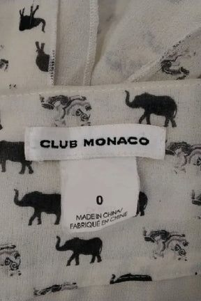 Mini jupe Club Monaco Beige en Viscose