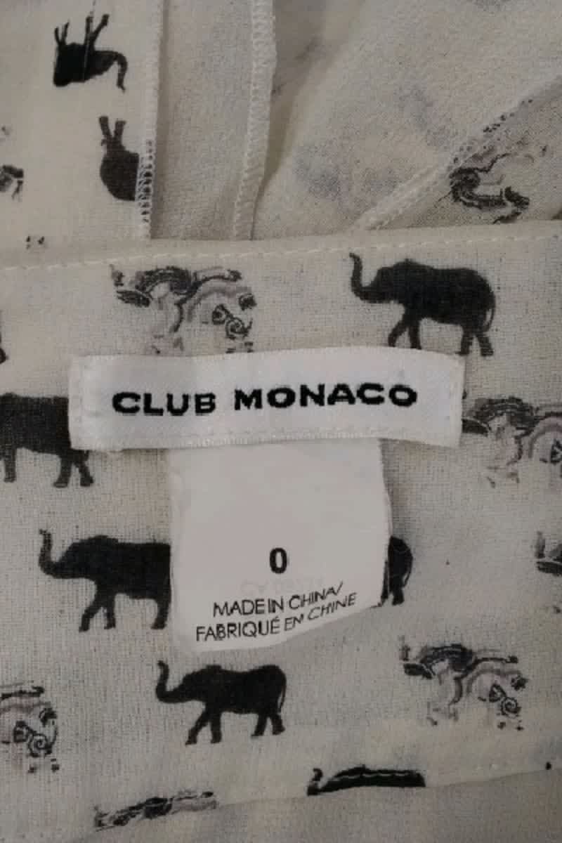 Mini jupe Club Monaco Beige en Viscose