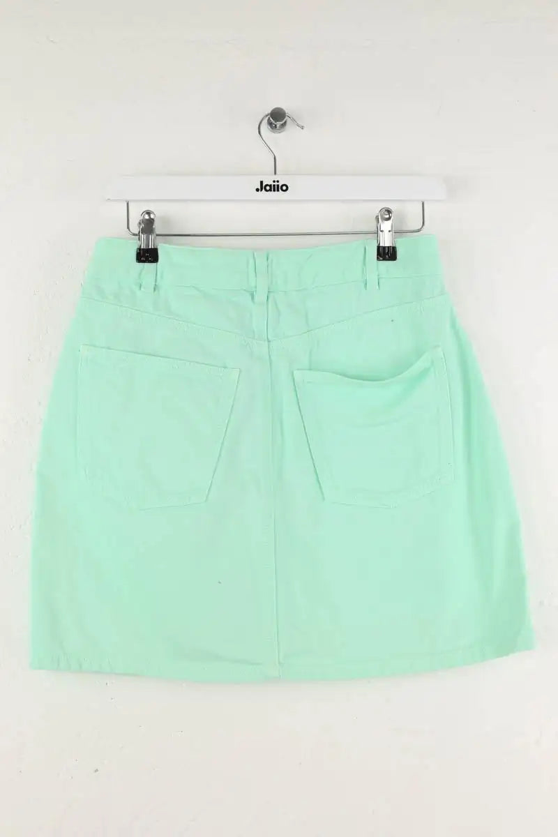 Mini jupe Des Petits Hauts Loubaba Vert en Coton