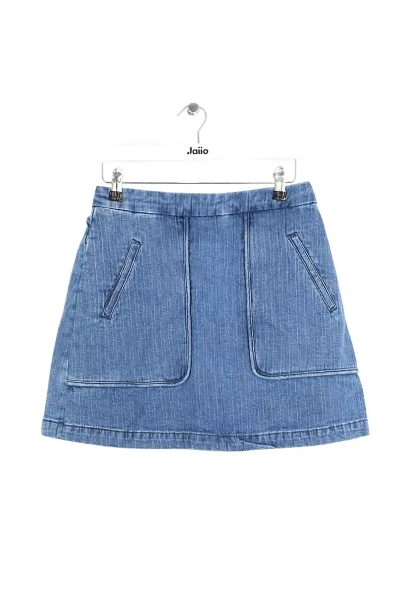 Mini jupe Des Petits Hauts Louxor Bleu en Coton, taille S - Seconde Main