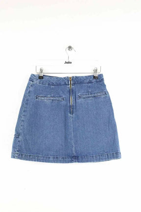 Mini jupe Des Petits Hauts Louxor Bleu en Coton