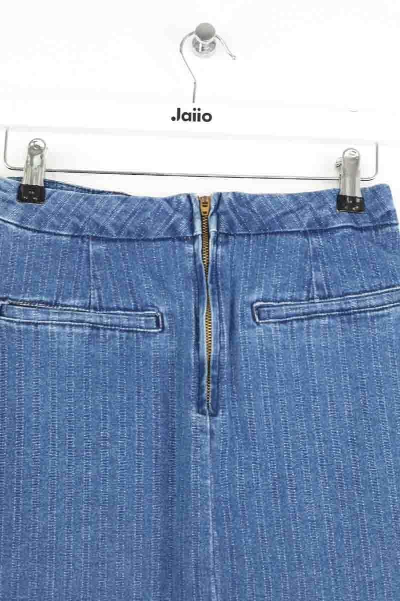 Mini jupe Des Petits Hauts Louxor Bleu en Coton