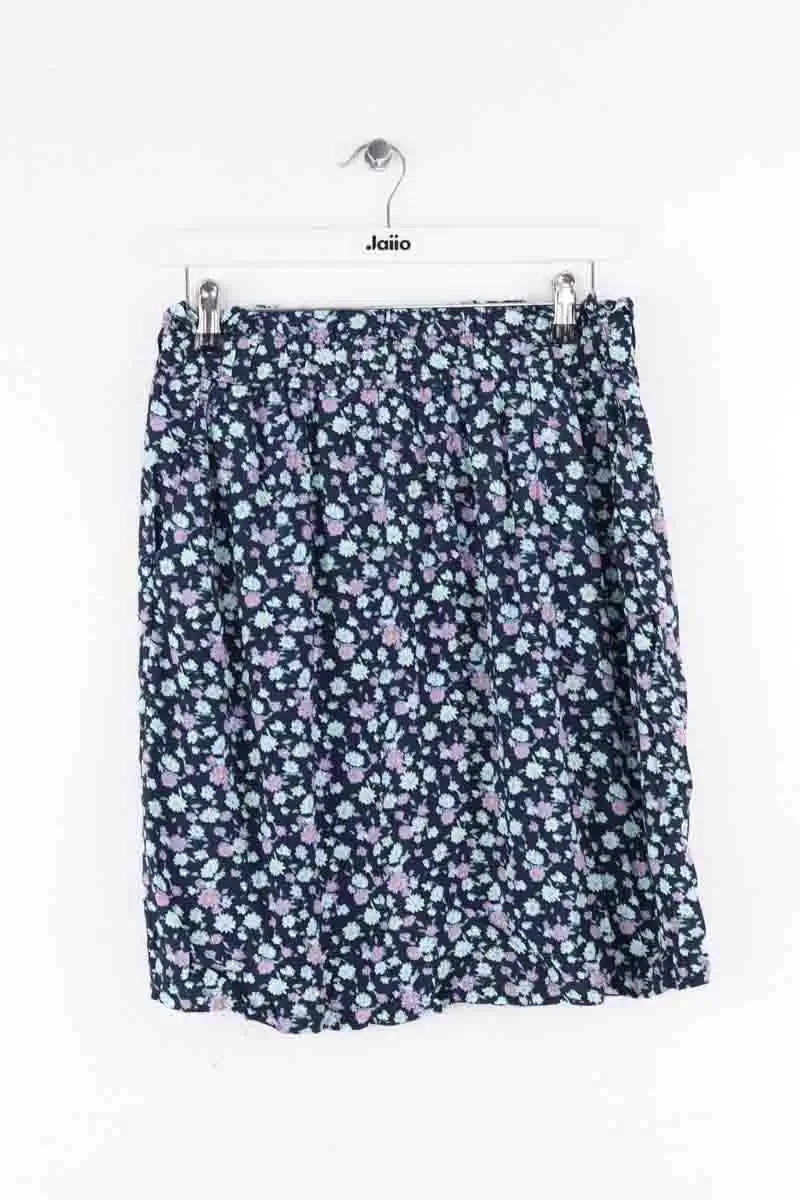 Mini jupe Des Petits Hauts Marine en Viscose