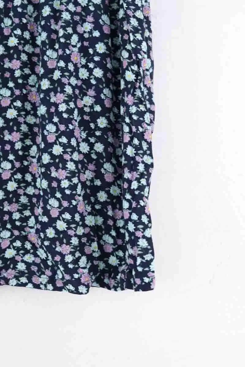 Mini jupe Des Petits Hauts Marine en Viscose