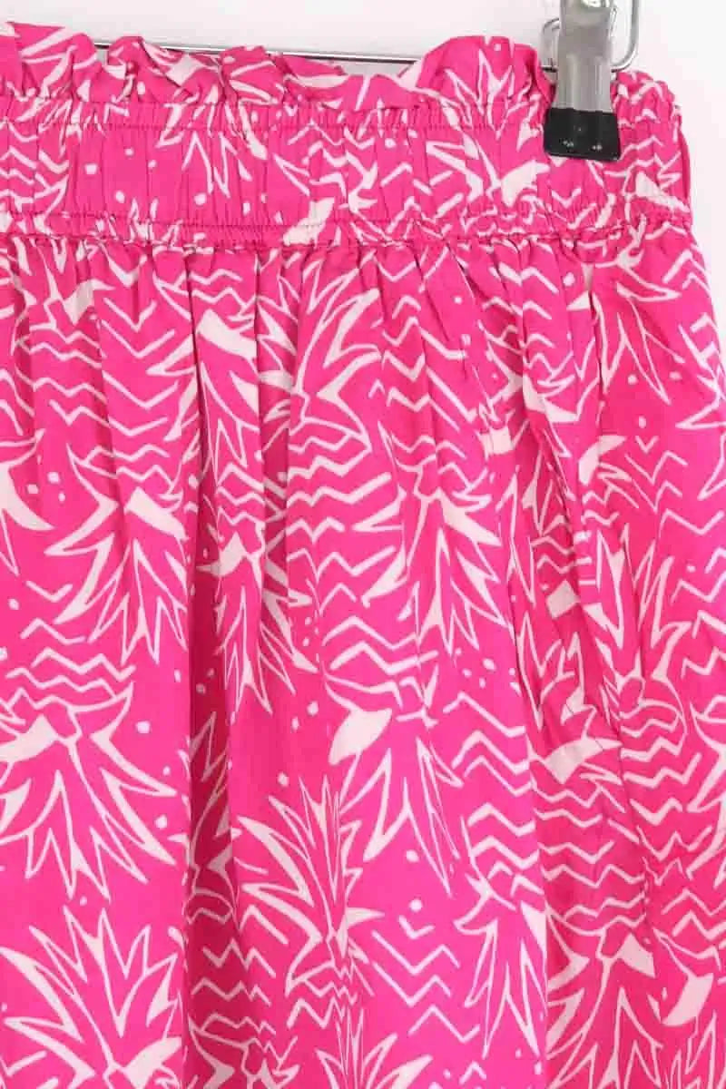 Mini jupe Des Petits Hauts Rose en Viscose