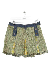 Mini jupe Dolce & Gabbana Vert en Coton, taille S - Seconde Main