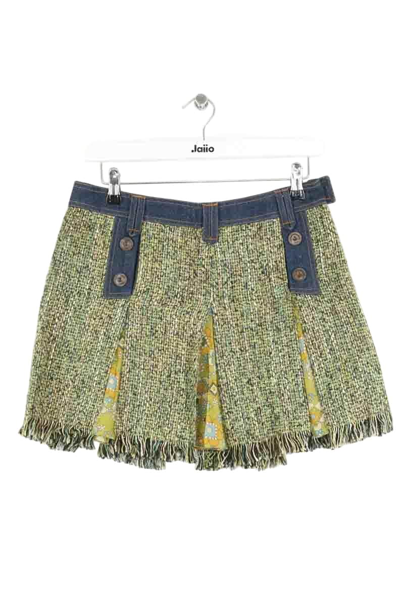 Mini jupe Dolce & Gabbana Vert en Coton, taille S - Seconde Main