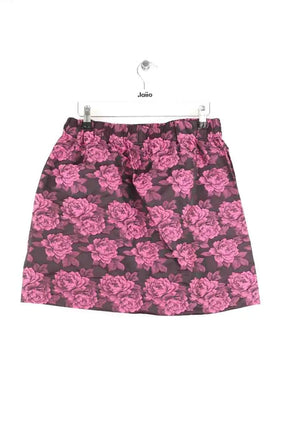 Mini jupe Ganni Rose en Synthétique
