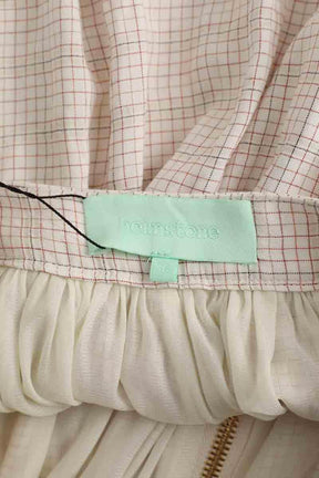 Mini jupe Heimstone Ecru en Viscose