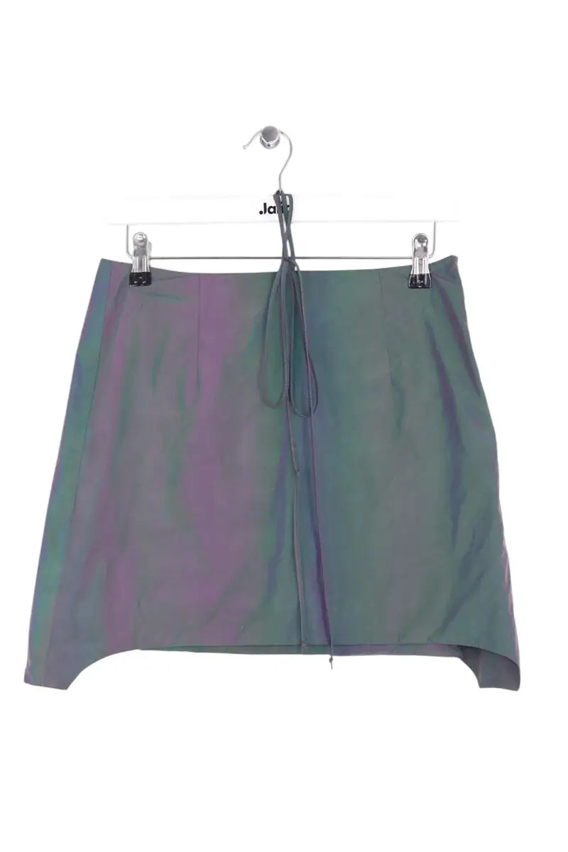 Mini jupe Helmut Lang Gris en Synthétique, taille M - Seconde Main