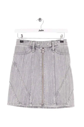 Mini jupe Iro Anjou Gris en Coton, taille XS - Seconde Main