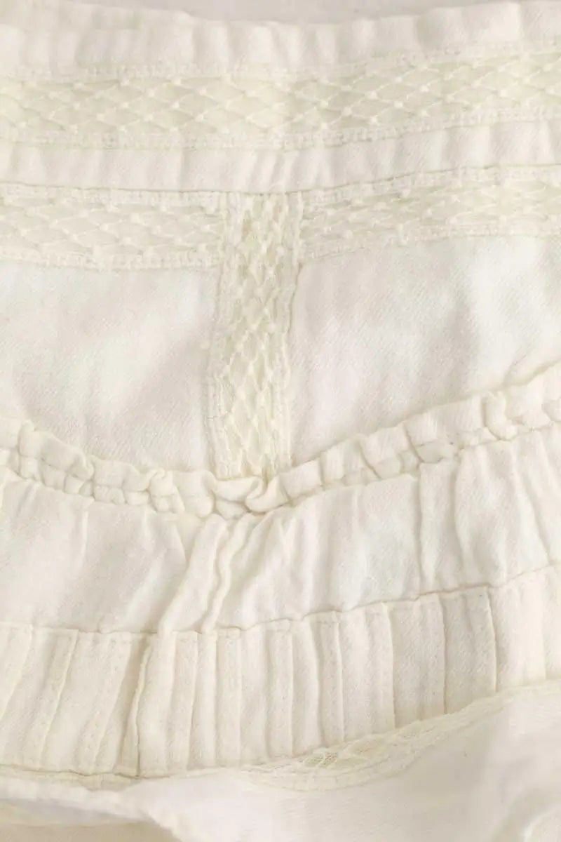Mini jupe Iro Blanc en Coton
