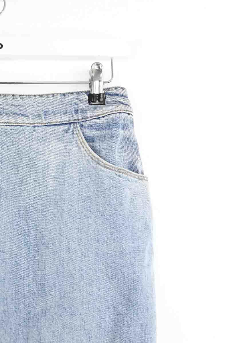 Mini jupe Iro Bleu en Coton