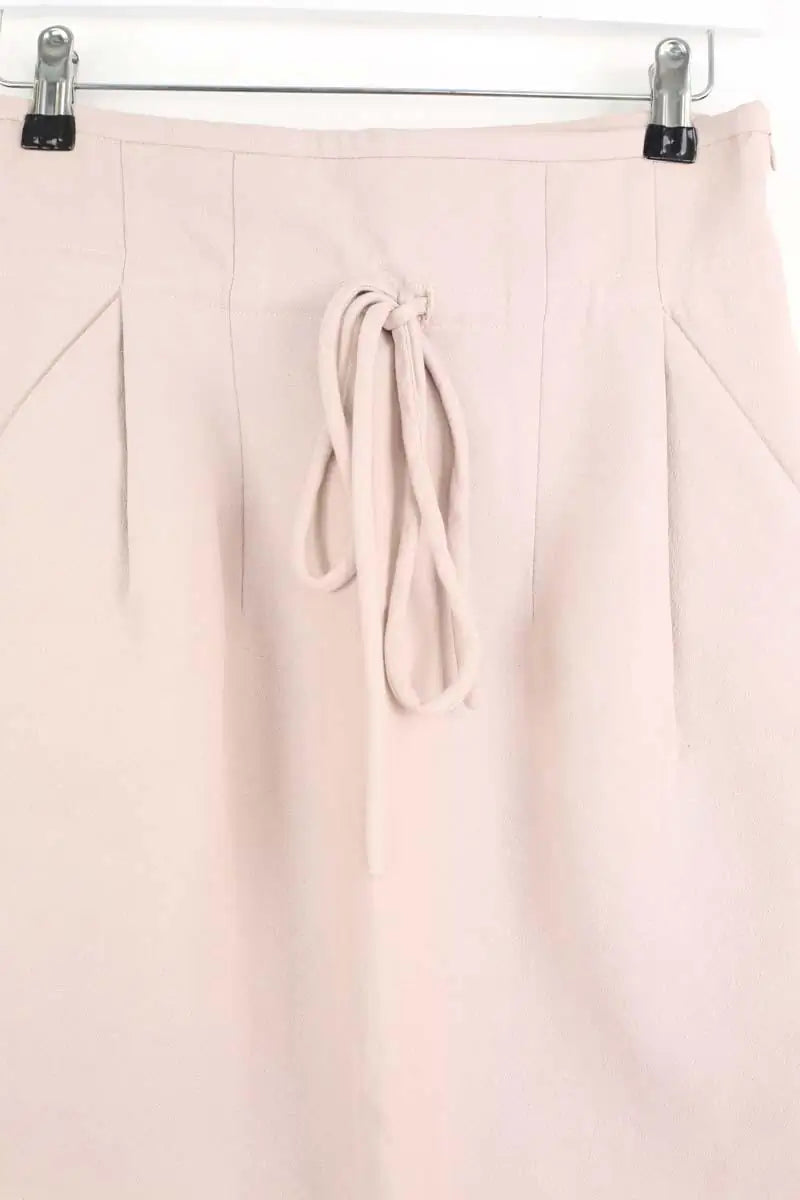 Mini jupe Iro Galane Rose en Coton