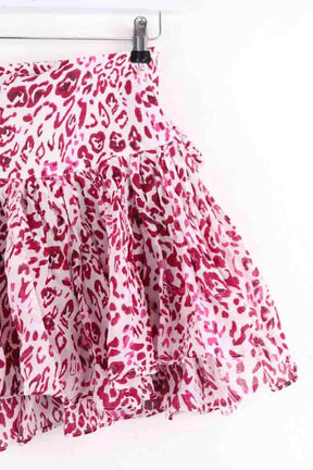 Mini jupe Iro Gimman Rose en Coton