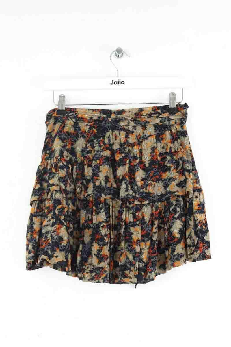 Mini jupe Iro Kaki en Viscose