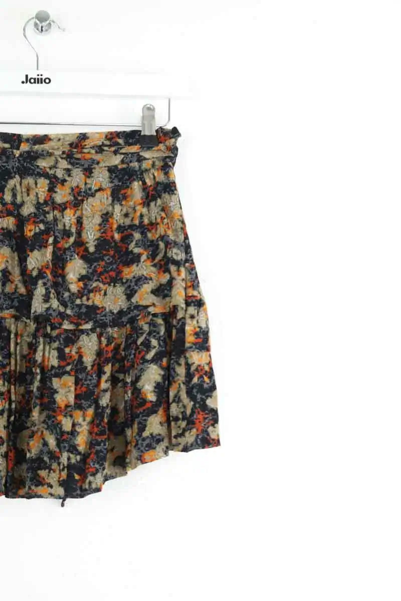 Mini jupe Iro Kaki en Viscose