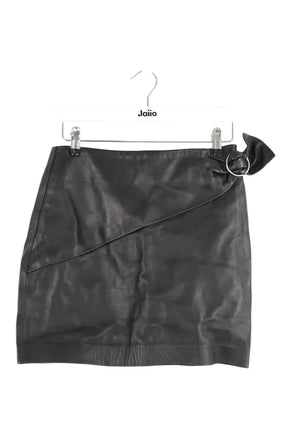 Mini jupe Iro Noir en Cuir, taille XS - Seconde Main