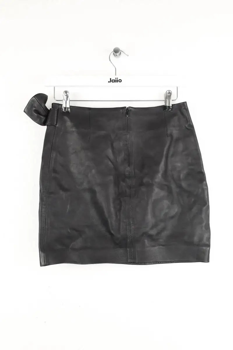 Mini jupe Iro Noir en Cuir