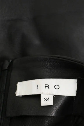 Mini jupe Iro Noir en Cuir