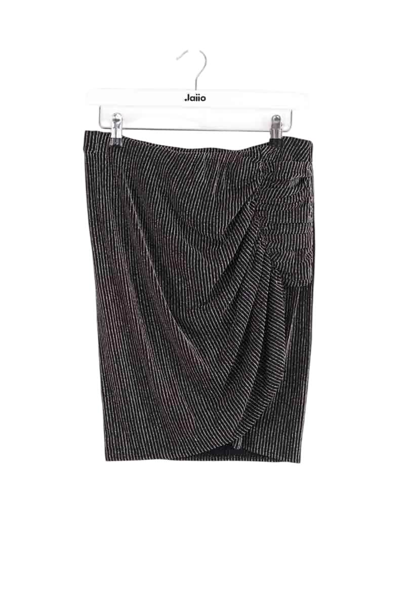 Mini jupe Iro Noir en Synthétique, taille XL - Seconde Main