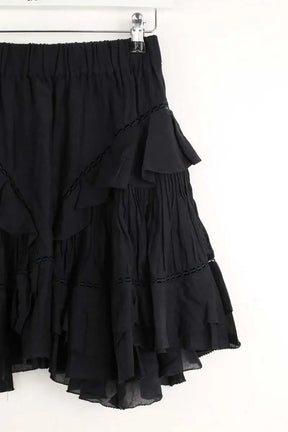 Mini jupe Isabel Marant Étoile Noir en Coton