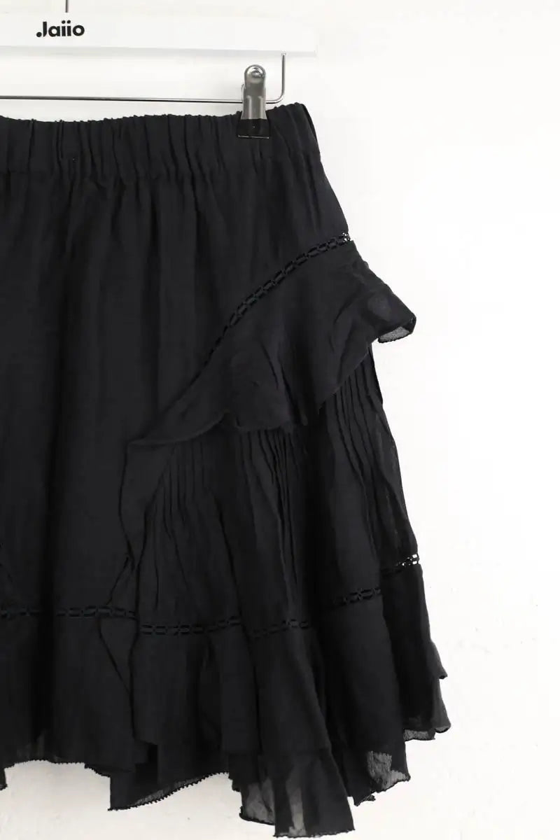 Mini jupe Isabel Marant Étoile Noir en Coton