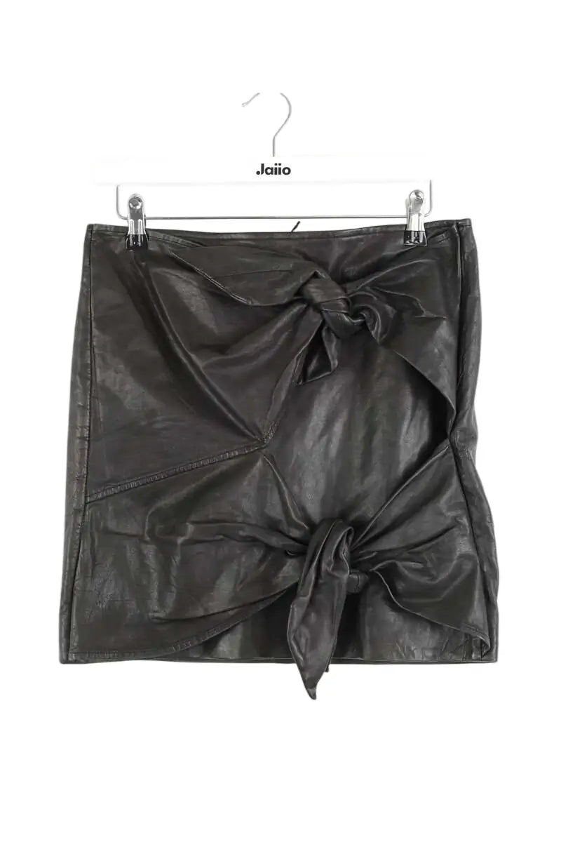 Mini jupe Isabel Marant Étoile Noir en Cuir, taille M - Seconde Main