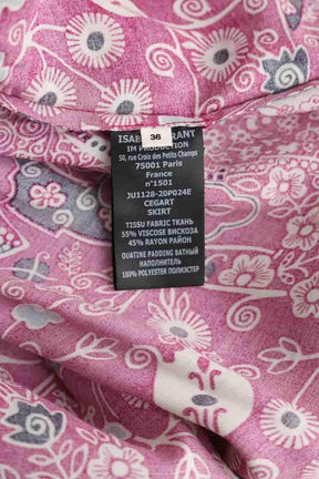 Mini jupe Isabel Marant Étoile Violet en Viscose