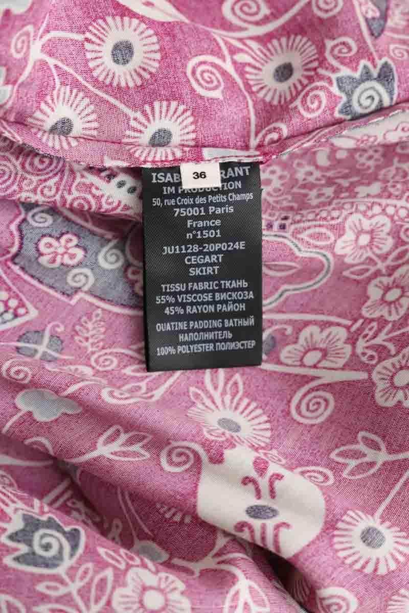 Mini jupe Isabel Marant Étoile Violet en Viscose