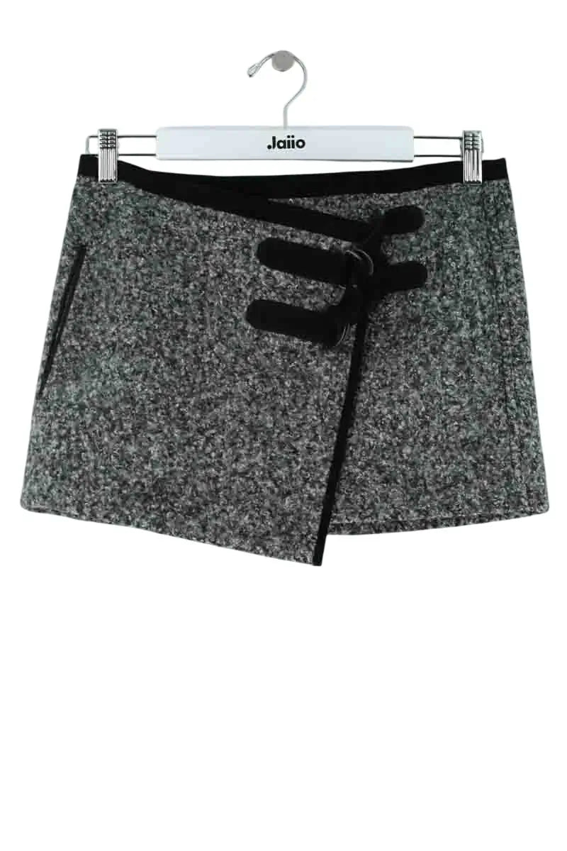 Mini jupe Isabel Marant Gris en Coton, taille M - Seconde Main