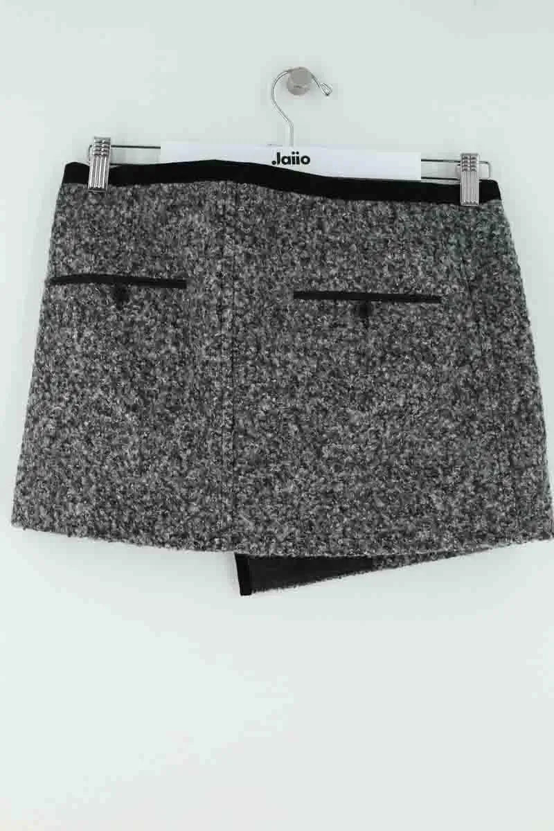 Mini jupe Isabel Marant Gris en Coton