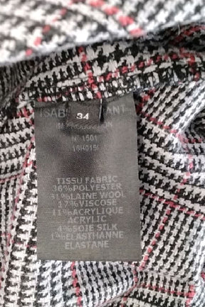 Mini jupe Isabel Marant Gris en Polyester