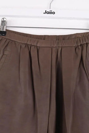 Mini jupe Isabel Marant Marron en Cuir