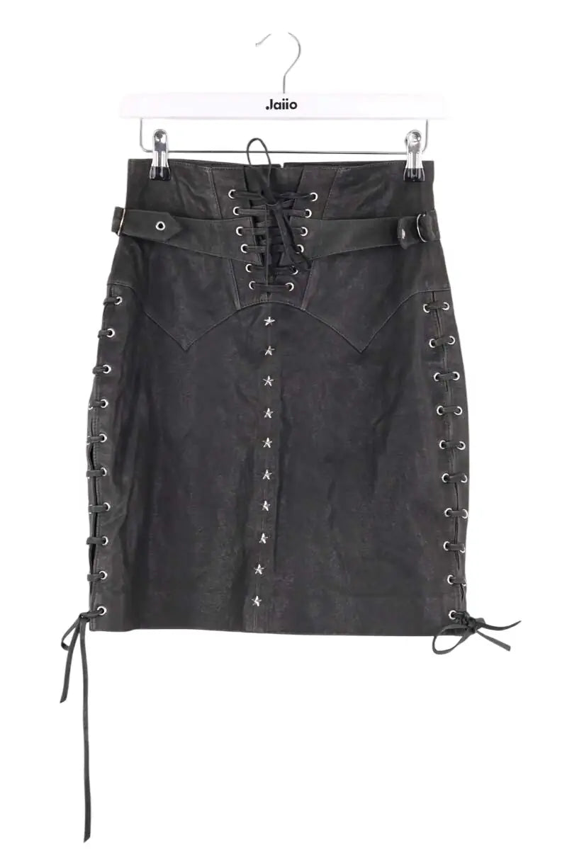 Mini jupe Isabel Marant Noir en Cuir, taille M - Seconde Main