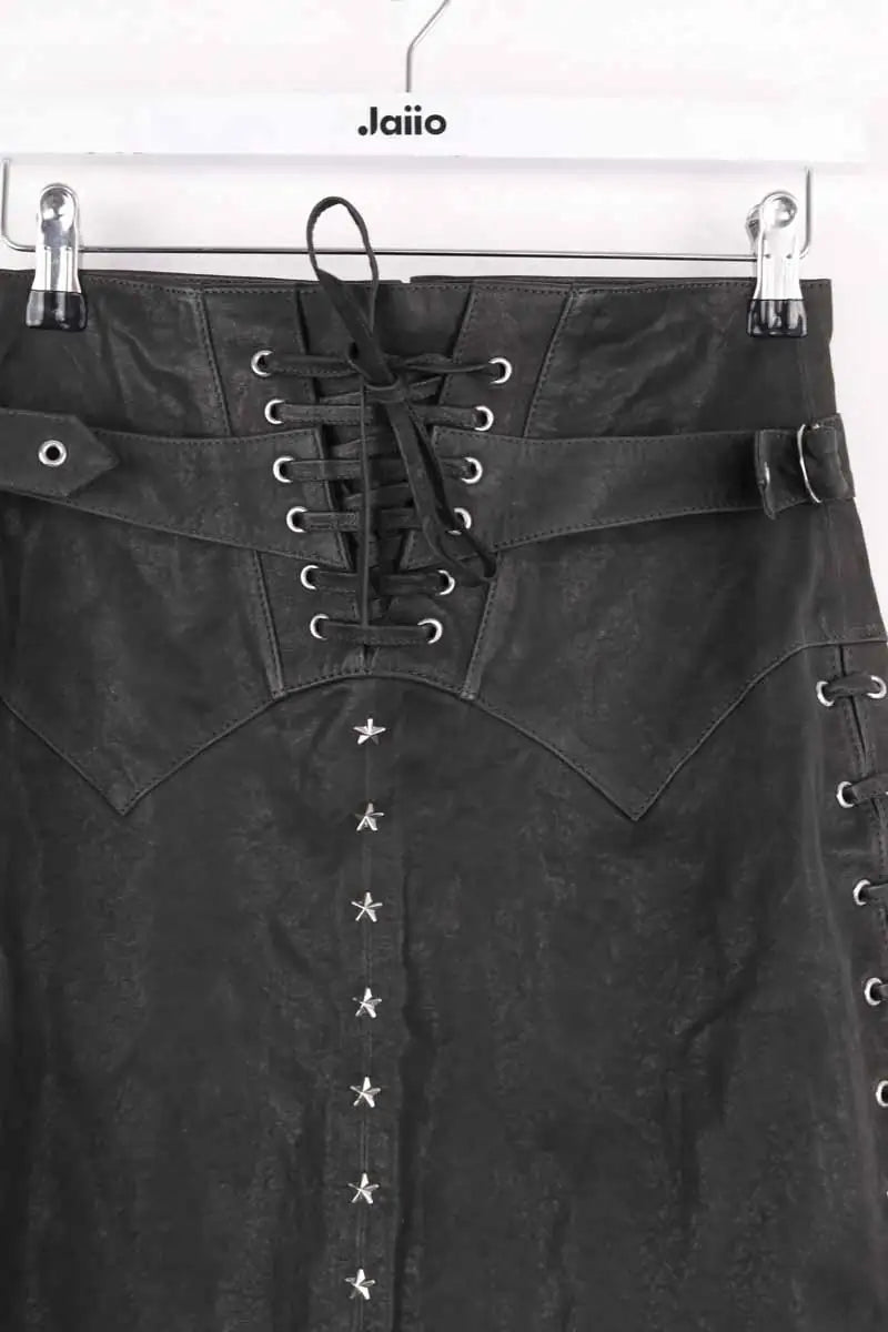 Mini jupe Isabel Marant Noir en Cuir