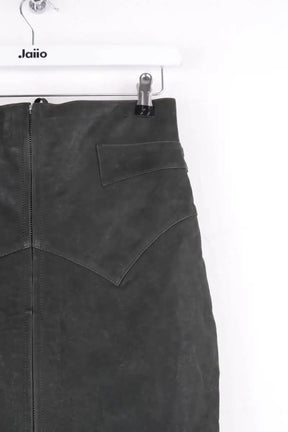 Mini jupe Isabel Marant Noir en Cuir
