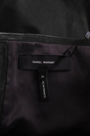Mini jupe Isabel Marant Noir en Cuir