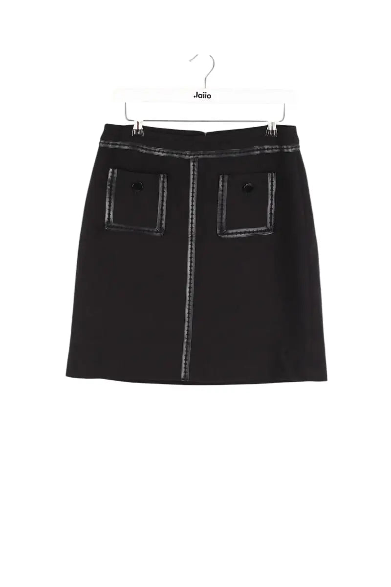 Mini jupe Karl Lagerfeld Noir en Polyamide, taille L - Seconde Main