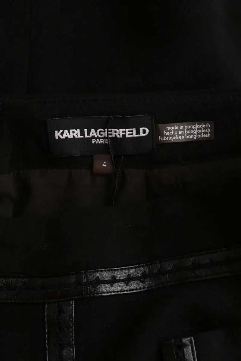 Mini jupe Karl Lagerfeld Noir en Polyamide