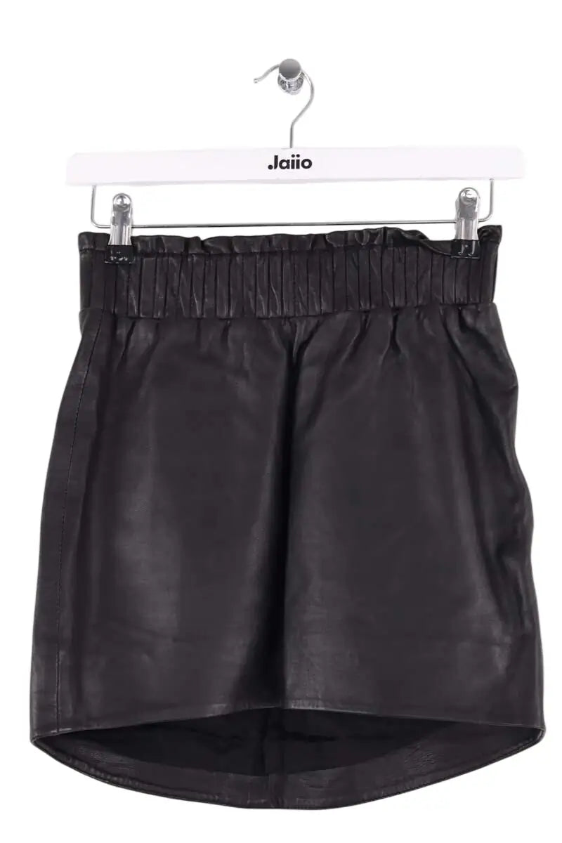 Mini jupe Karma Koma Noir en Cuir, taille XS - Seconde Main