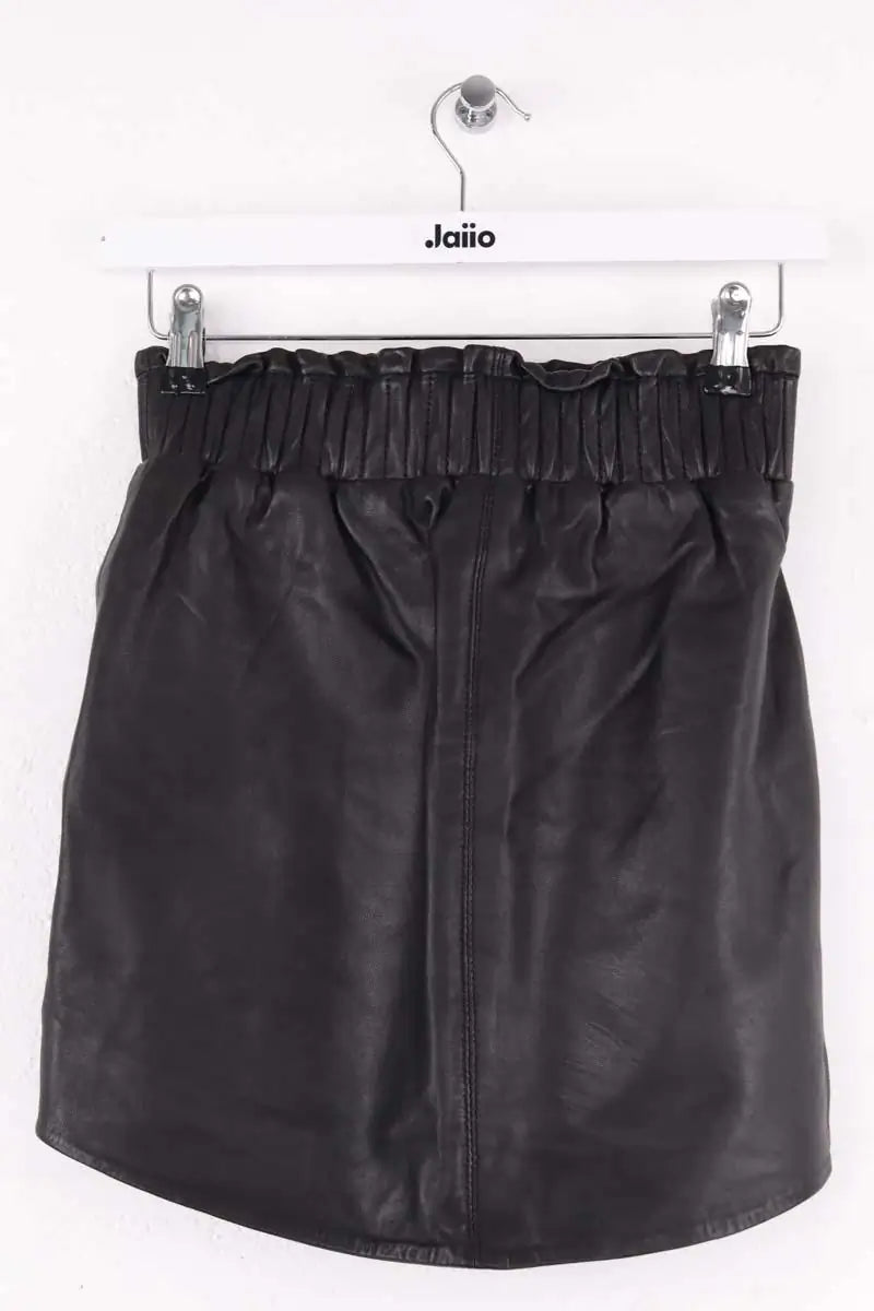 Mini jupe Karma Koma Noir en Cuir