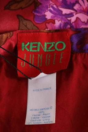 Mini jupe Kenzo Rouge en Viscose
