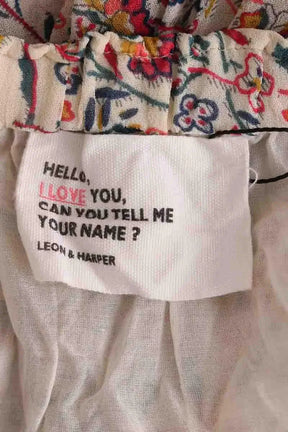Mini jupe Leon & Harper Multicolore en Viscose