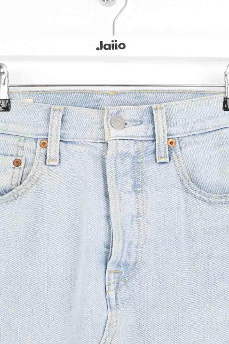 Mini jupe Levi's Bleu en Coton
