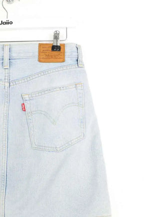 Mini jupe Levi's Bleu en Coton