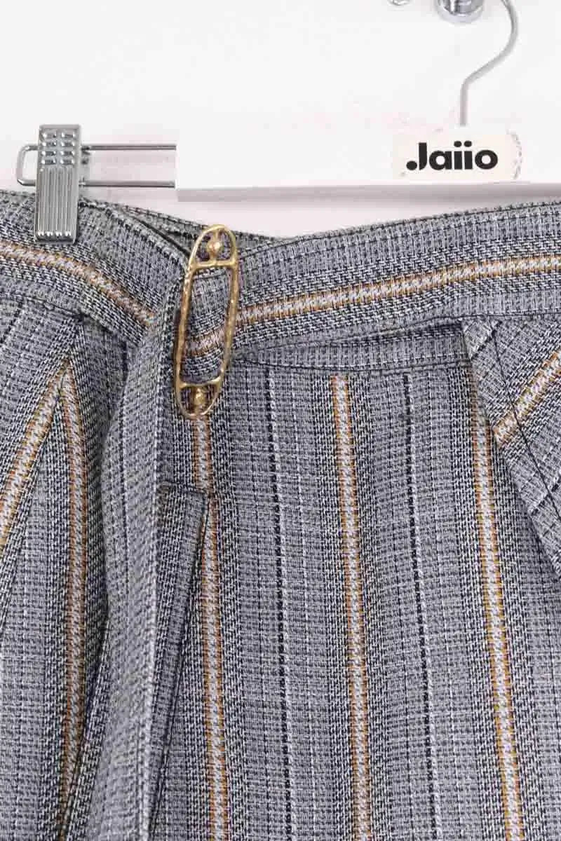 Mini jupe Louis Vuitton Gris en Synthétique