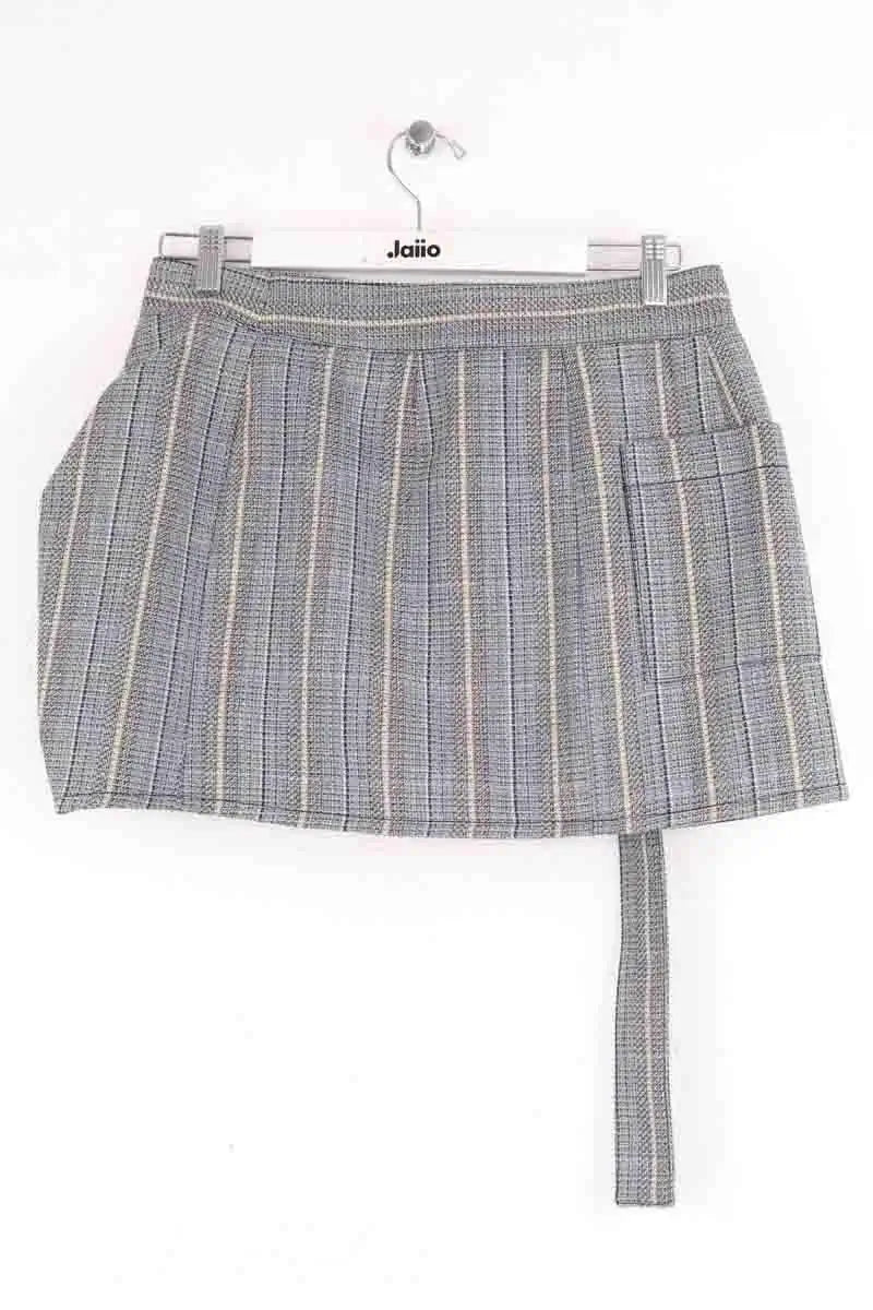 Mini jupe Louis Vuitton Gris en Synthétique