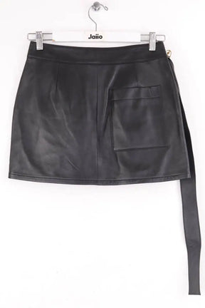 Mini jupe Louis Vuitton Noir en Cuir