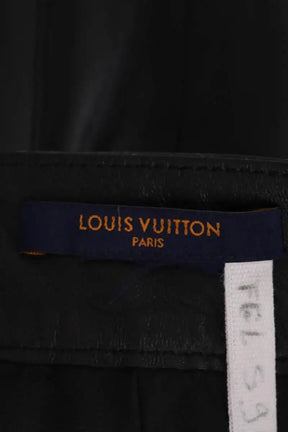 Mini jupe Louis Vuitton Noir en Cuir